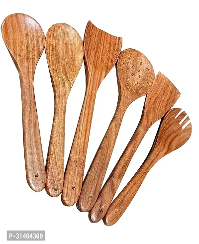 Wooden Cooking Spoon Pack of 6