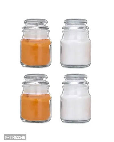 Glass Yunki Jar 100 ML (Pack of 4)-thumb0