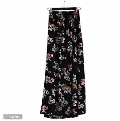 Rayon Maxi Length Printed Skirt-thumb0
