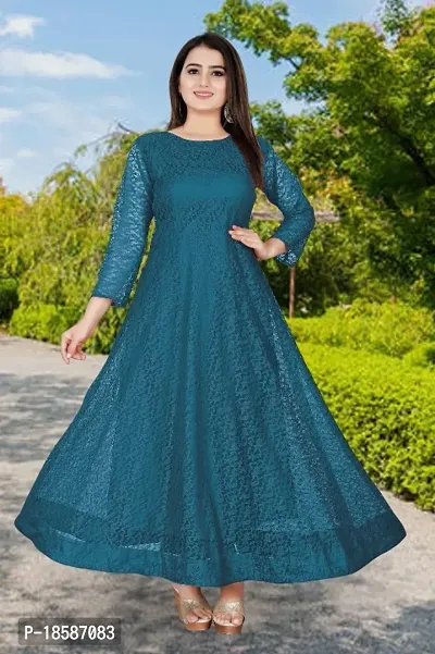 Classic Georgette Gown For Women-thumb0