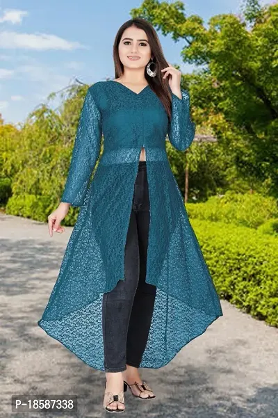 Classic Net Kurta For Women