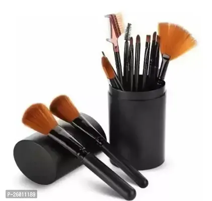 Stylish Makeup Brushes For Women, Pack Of 12-thumb0