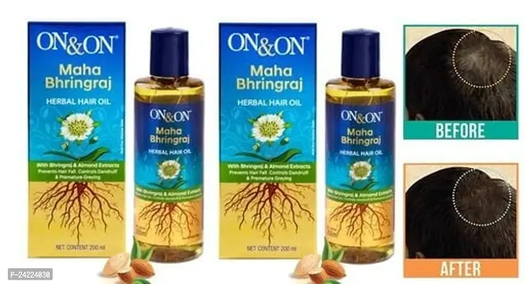 On And On Maha Bhringraj Herbal Oil 100ml Pack Of 2-thumb0