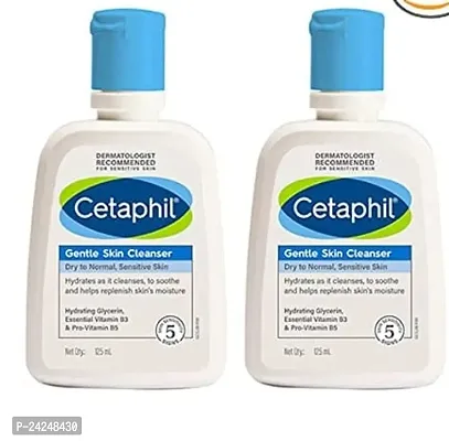 Cetaphil gentle skin cleanser 125mo each pack of 2