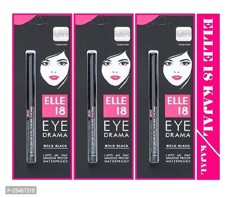 EllE 18 Eye Drama Kajal  Pack Of-3-thumb0