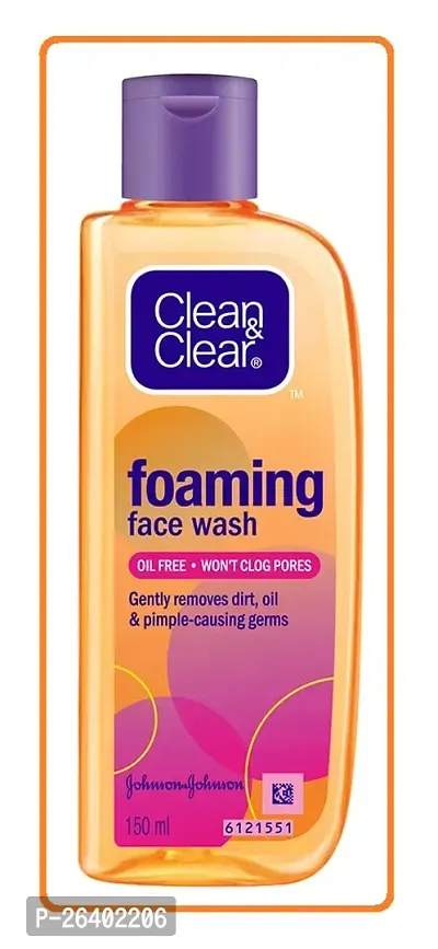 Clean  Clear Foaming Face Wash 150 ml-thumb0