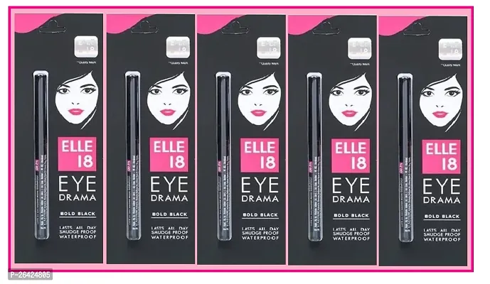 EllE 18 EYE Drama Kajal  (Pack Of-5)