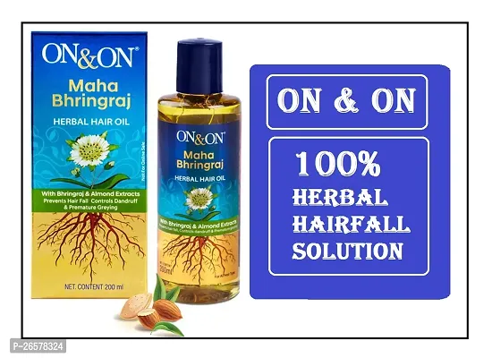 OnOn Maha Bhringraj  Herbal hair Oil 200 ml-thumb0