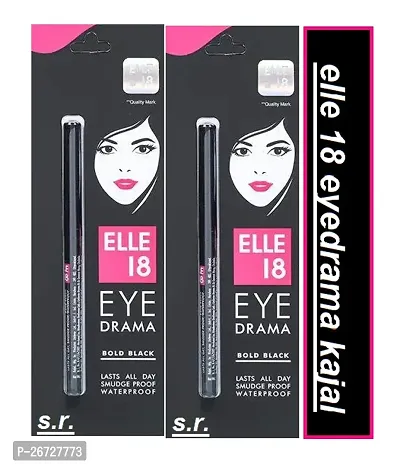 ELLE 18 Eye Drama Kajal Pack Of-2-thumb0