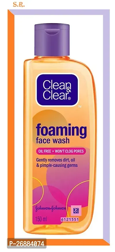 Clean  Clear Foaming Face wash 150 ml-thumb0