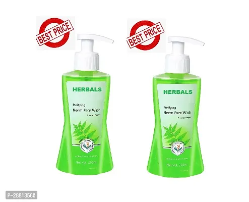 Herbal Neem Face Wash 200 ml (Pack Of-2)-thumb0