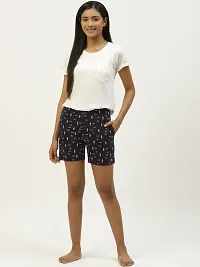 BROOWL Women's Cotton Printed Regular Shorts (Pack of 2) (Medium, Multicolor)-thumb4