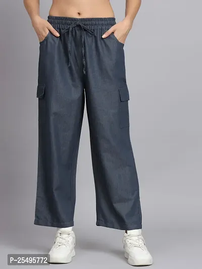 Classic Cotton Trouser For Women-thumb0