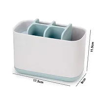 Toothbrush Holder Stand for Bathroom Tongue Cleaner Soap Comb Razor Shaving Kit and Toiletries Cosmetics Organizer-thumb4