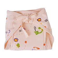 MW PRINTS Baby Cotton Nappies - Random Printed, Reusable, Cushioned Nappy for Newborns and Infants (0-6 Months, (Set of 5 ) Padded Langot/Nappy)-thumb2