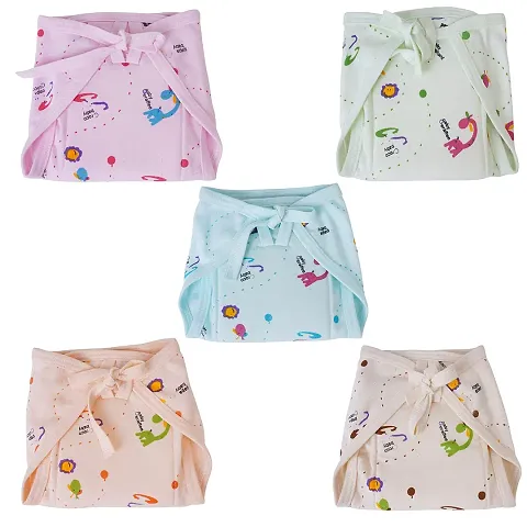 MW PRINTS Baby Washable Reusable Kids Hosiery Cotton Cloth Nappies|Cloth Diaper/Langot