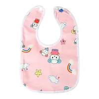 MW PRINTS Baby Fastdry Bibs | Feeding Infants and Toddlers| 0-2 Years | Waterproof, Spill Resistant Bibs| Useful Baby Shower Gift| Pocket-Friendly | Infant Apron | Soft Infant Cotton (Pack of 3)-thumb3