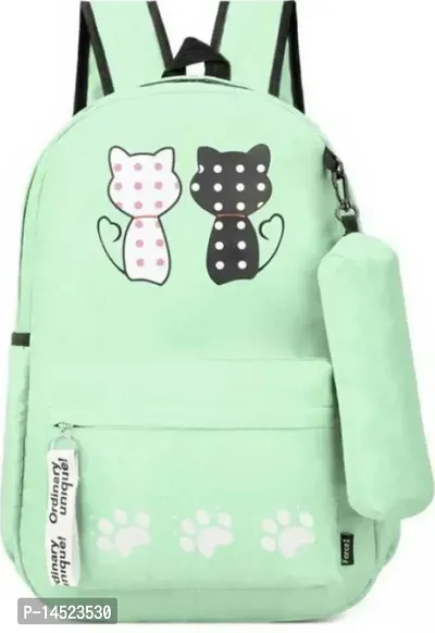 Stylish Backpack For Girls Green-thumb0
