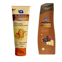 Yhi Almonds Honey Body Lotion Yhi Cocoa Butter Body Lotion Combo-thumb1