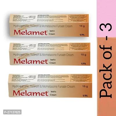 Melamet Face Cream-15 G Each, Pack Of 3