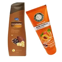 Yhi Cocoabutter Body Lotion Fresh Look Acne Control Apricot Scrub Combo-thumb1