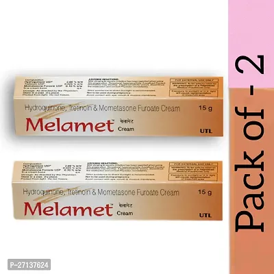 Melamet Face Cream- 15 G Each, Pack Of 2-thumb0