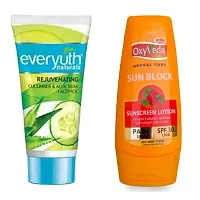 Simco Oxyveda Lotion Everyuth Facepack Combo-thumb1