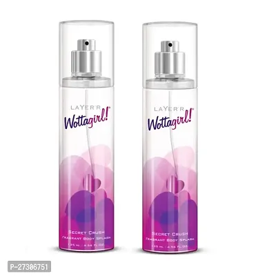 LAYERR Wottagirl Secret Crush 135ml + Wottagirl Secret Crush 135ml (2pics) Perfume - 270 ml-thumb0