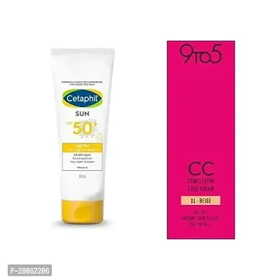Cetaphil Combination Skin Sun Spf 30 Sunscreen cc cream ( combo)