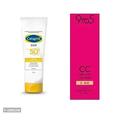 Cetaphil Combination Skin Sun Spf 30 Sunscreen cc cream ( combo)