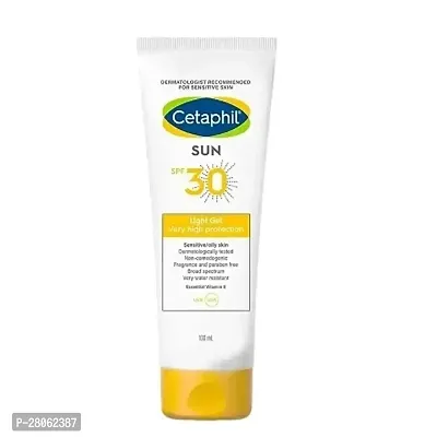 Cetaphil Combination Skin Sun Spf 30 Sunscreen, Very High Protection Light Gel, Water Resistant, 100 Ml, Pack Of 1-thumb0