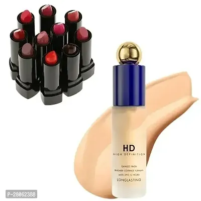 Foundation, mini lipstick ( combo)