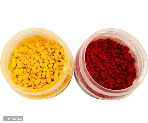 Red Danedar Tilak, Danewala Chandan, Sandalwood Tilak With Yellow Chandan Pack of 03 (100 gm)-thumb3