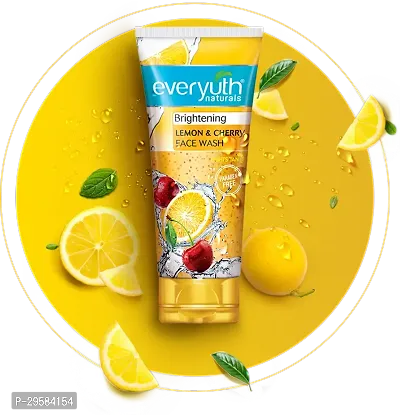 Everyuth Naturals Brightening Lemon Cherry Face Wash Pack of 01-thumb3