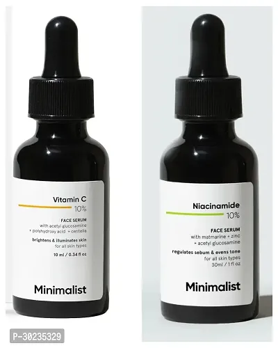 Vitamin C Face Serum % + Niacinamide Face Serum  10% Combo-thumb0