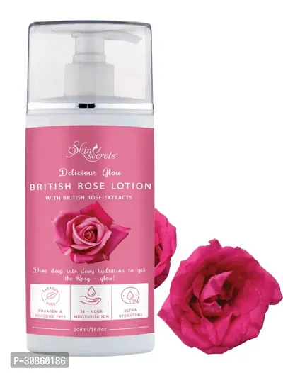 British Rose Lotion Pack 500ml of 01