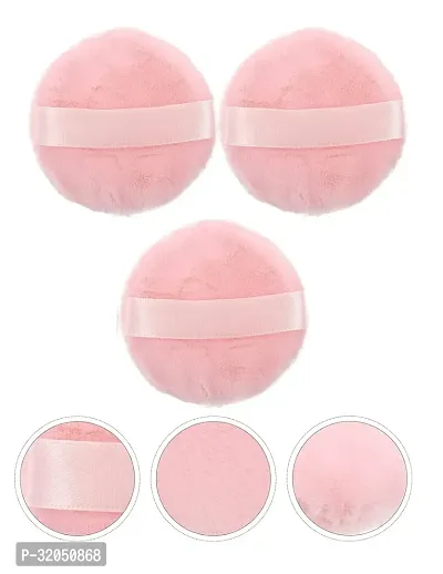 Cosmetic Puff Reusable Soft Plush Makeup Foundation Sponge  Pack of 03