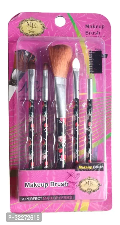 Face Makeup Brush Kit for Girls (Red) Pack of 01