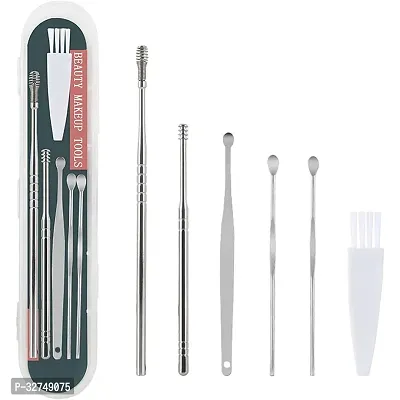 Ear Wax Remover Clean Tools, Stainless Steel Ear Pick Curette Cleaner Tool Pack of 01-thumb0