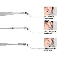 Ear Wax Remover Clean Tools, Stainless Steel Ear Pick Curette Cleaner Tool Pack of 01-thumb1