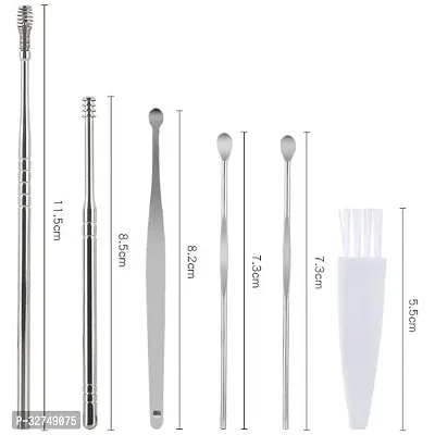 Ear Wax Remover Clean Tools, Stainless Steel Ear Pick Curette Cleaner Tool Pack of 01-thumb4