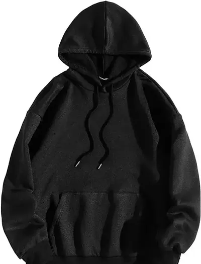 Reliable Fleece Solid Hooded Sweatshirts For Women