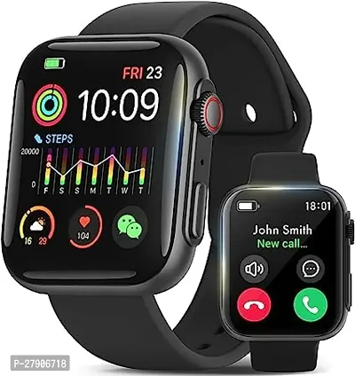 i7 Pro Max Unisex Smart Watch with Calling, Working with Side Key Rotation, Heart Rate Monitor for Man  Woman (Black)7