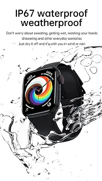 i7 Pro Max Unisex Smart Watch with Calling, Working with Side Key Rotation, Heart Rate Monitor for Man  Woman (Black)11-thumb4