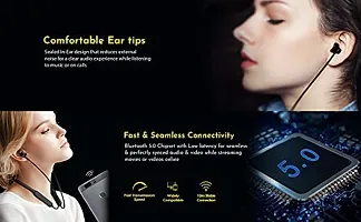 B11 Wireless Bluetooth in Ear Neckband Earbud Portable Headset Sports Running Sweatproof Compatible with All Android Smartphones Noise Cancellation.Multi Color.5-thumb2