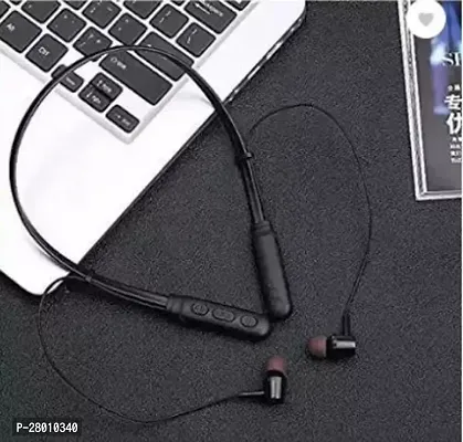 Modern Wireless Bluetooth Neckband Headphones with Mic-thumb3