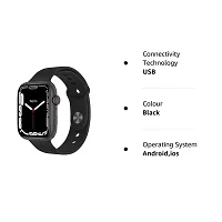i7 Pro Max Unisex Smart Watch with Calling, Working with Side Key Rotation, Heart Rate Monitor for Man  Woman (Black)3-thumb4