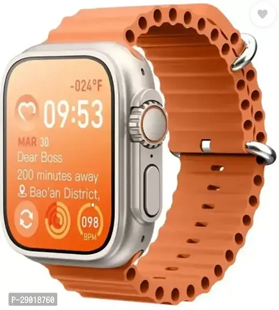 T800 Ultra smartwatch with 1.9 inches LED Display (Orange)A5-thumb0