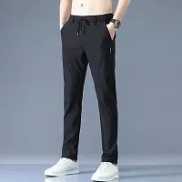 Multicoloured Polyester Blend Regular Track Pants For Men-thumb1