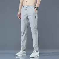 Multicoloured Polyester Blend Regular Track Pants For Men-thumb2